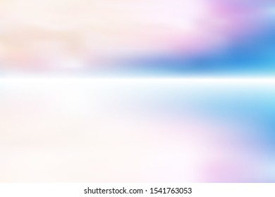 vector nature blue soft pastel Sweet color, illustration pastel color filter abstract for background.