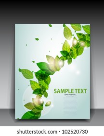 Vector Nature Brochure Design Layout