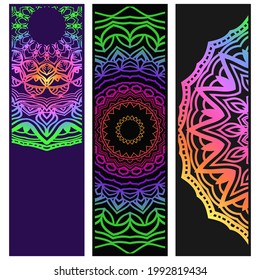 Vector nature decor for your design with abstract mandala ornament. Vector round mandala in childish style. Ornamental doodle background.