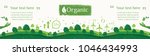 Vector of nature, ecology, organic, environment banners. Billboard or web banner of Clean green environment with grunge style