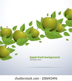 vector nature fresh background 4