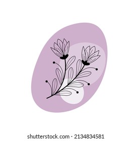 vector nature graphic illustration graphic design background garden flower plant art leaf element summer spring decorative card beauty natural greeting branch  outline spa season style beautiful  