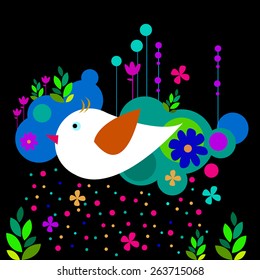 vector nature illustration bird art design graphic