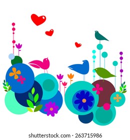 vector nature illustration bird art design graphic