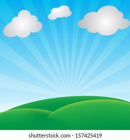 vector nature landscape