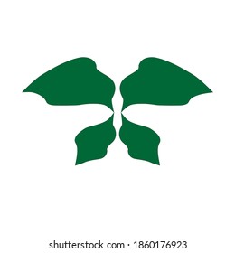 Vector Nature leaf in holiday