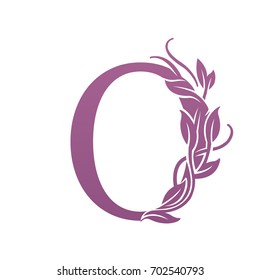 Vector Nature Leaf Letter O Logo 