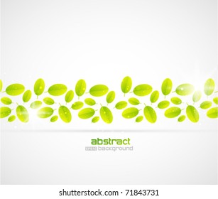 Vector nature leaves
