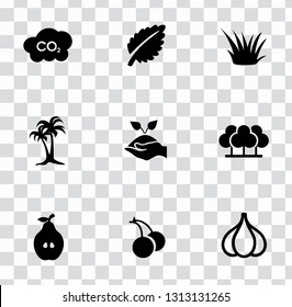 vector nature sign symbols. eco, ecology, environment and organic icons set