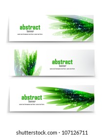 Vector nature web banners