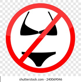 vector naturism sign