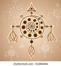 vector nautical label. vintage compass roses, icon and design element. 