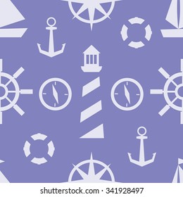 Vector nautical pattern