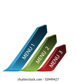 Vector navigation arrows