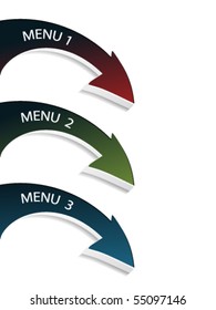 Vector navigation arrows