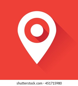 Vector navigation icon. Placemark