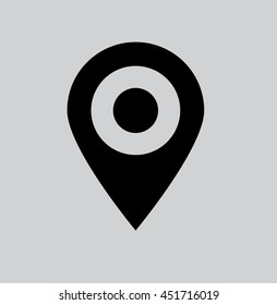 Vector navigation icon. Placemark
