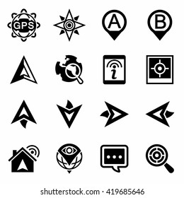 Vector Navigation icon set