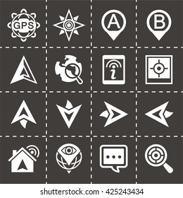 Vector Navigation icon set