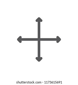 Vector navigation, traffic and flexibility line icon. Symbol and sign illustration design. Isolated on white background