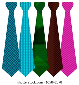 Vector Neckties Set