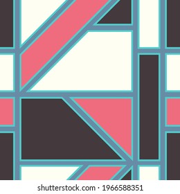 vector neo geometric seamless on blue grey