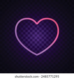 Vector of neon banner design.