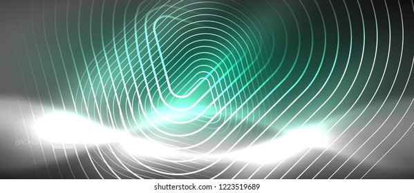 Vector neon color abstract background, vector design