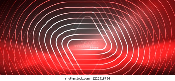 Vector neon color abstract background, vector design