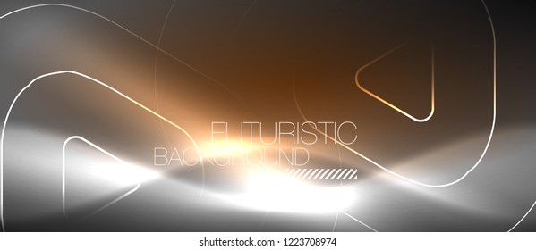 Vector neon color abstract background, vector design