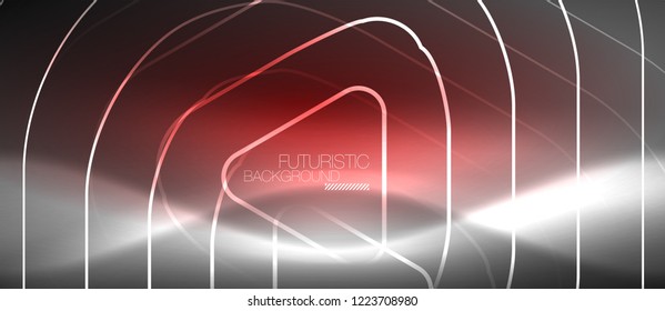 Vector neon color abstract background, vector design