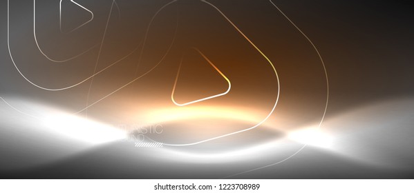 Vector neon color abstract background, vector design
