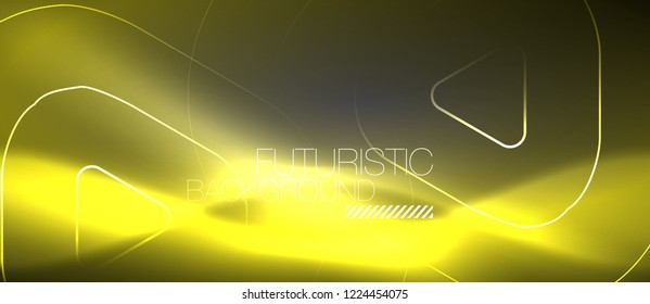 Vector neon color abstract background, vector design