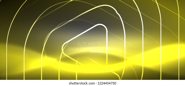 Vector neon color abstract background, vector design