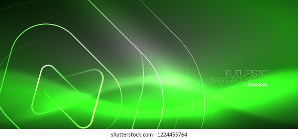 Vector neon color abstract background, vector design