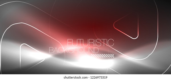 Vector neon color abstract background, vector design