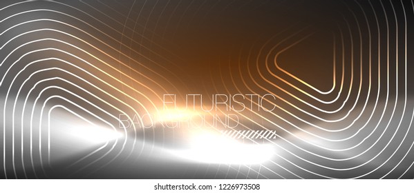 Fondo abstracto del color del neón vector, diseño vectorial