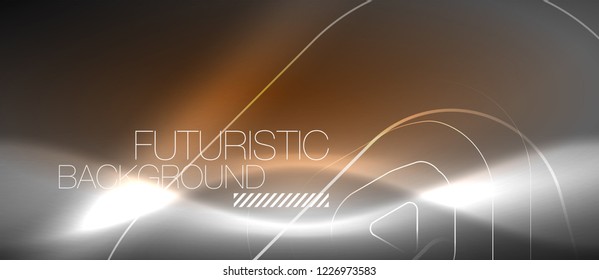 Vector neon color abstract background, vector design
