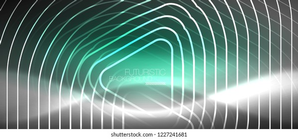 Vector neon color abstract background, vector design