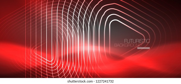 Vector neon color abstract background, vector design