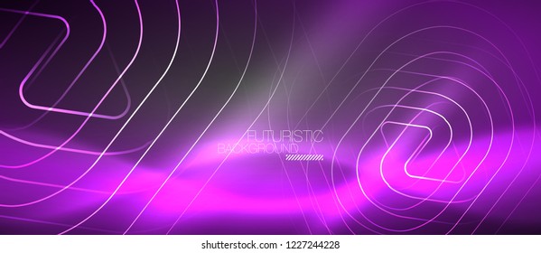 Vector neon color abstract background, vector design