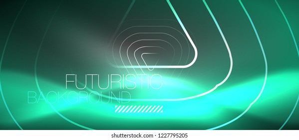 Vector neon color abstract background, vector design