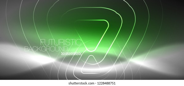 Vector neon color abstract background, vector design