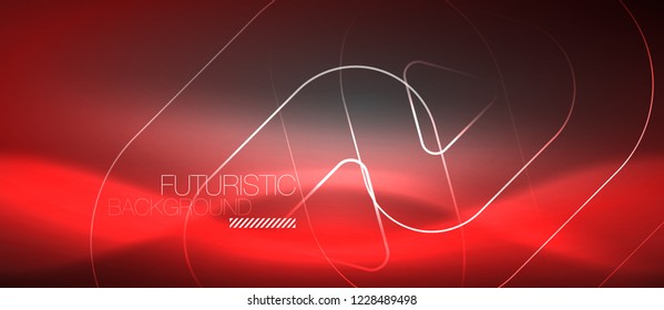 Fondo abstracto del color del neón vector, diseño vectorial