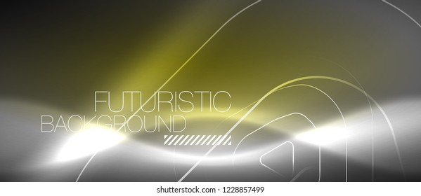 Vector neon color abstract background, vector design