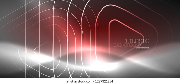 Vector neon color abstract background, vector design