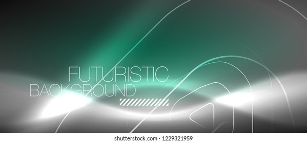 Vector neon color abstract background, vector design