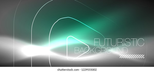 Vector neon color abstract background, vector design