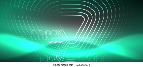 Vector neon color abstract background, vector design
