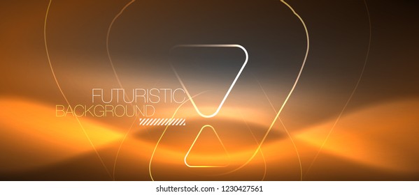 Vector neon color abstract background, vector design